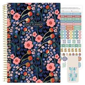 Poppy Flower yearly planner new 2024